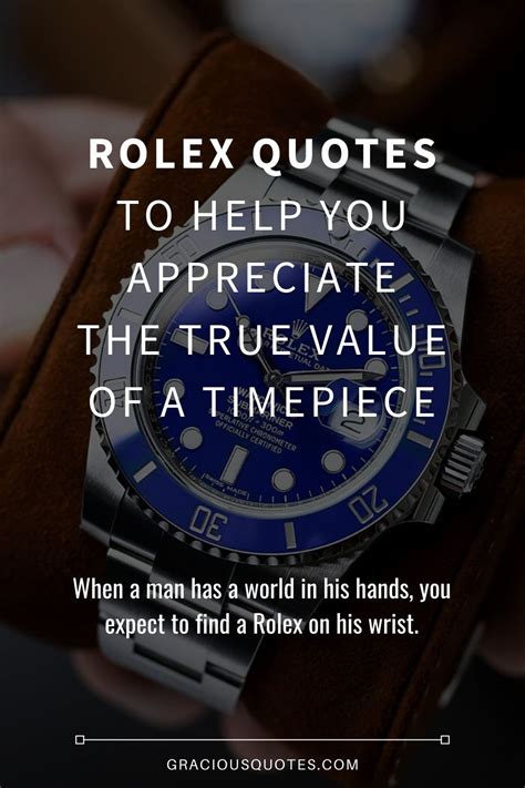 rolex quote